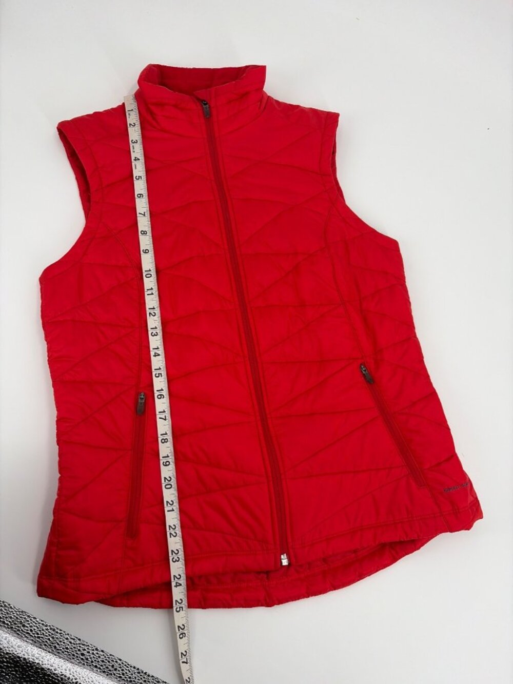 Columbia Womens Medium Insulated Omni Heat Heavenly II Vest Red Quilted Outdoor - Picture 9 of 9